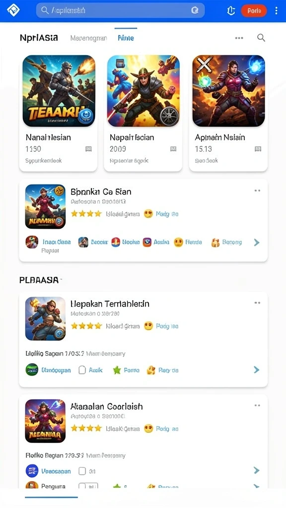 Tampilan awal yang menarik dan mudah dinavigasi.
