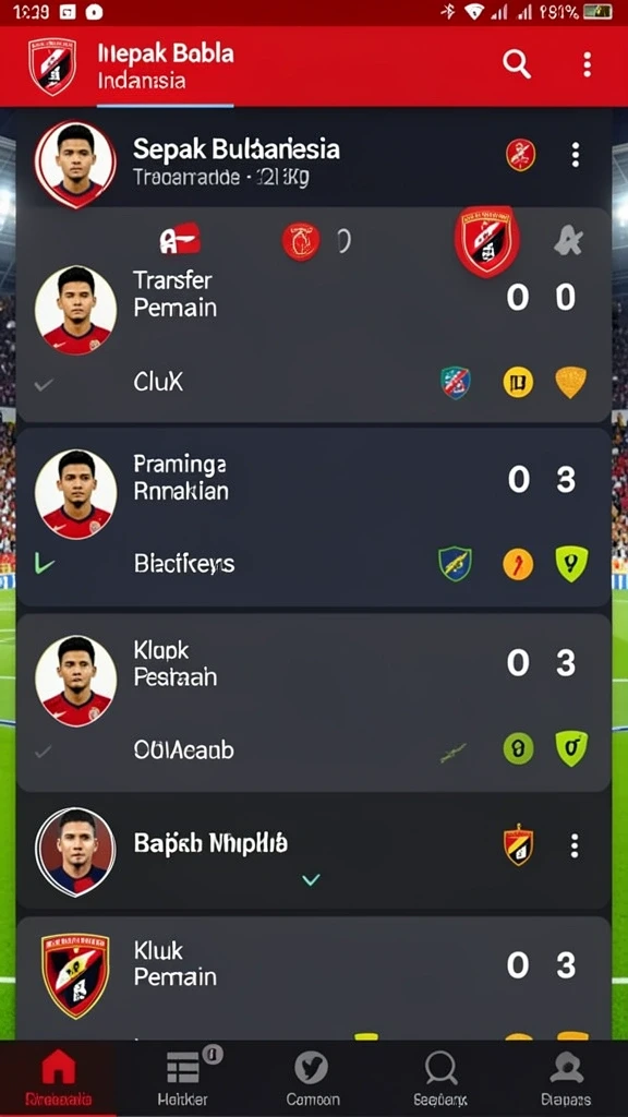 Kompetisi seru antar pemain di turnamen.