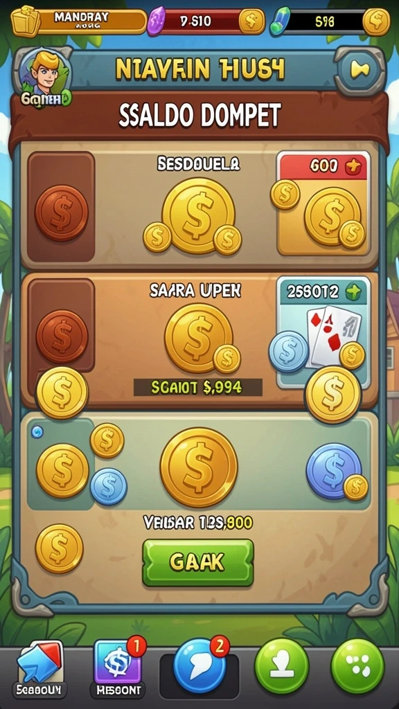 Sistem hadiah yang menarik dan beragam.