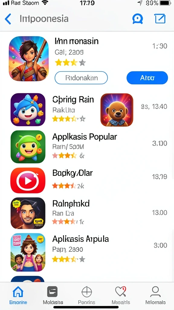 Tampilan awal yang menarik dan mudah dinavigasi.