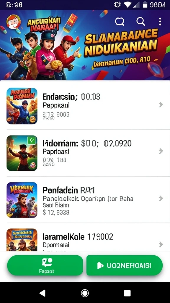 Pengalaman bermain yang seru dan menantang.