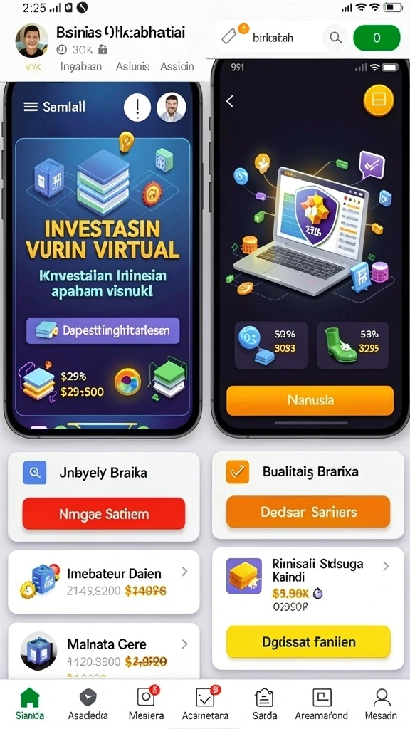 Berbagai pilihan tema permainan menarik.