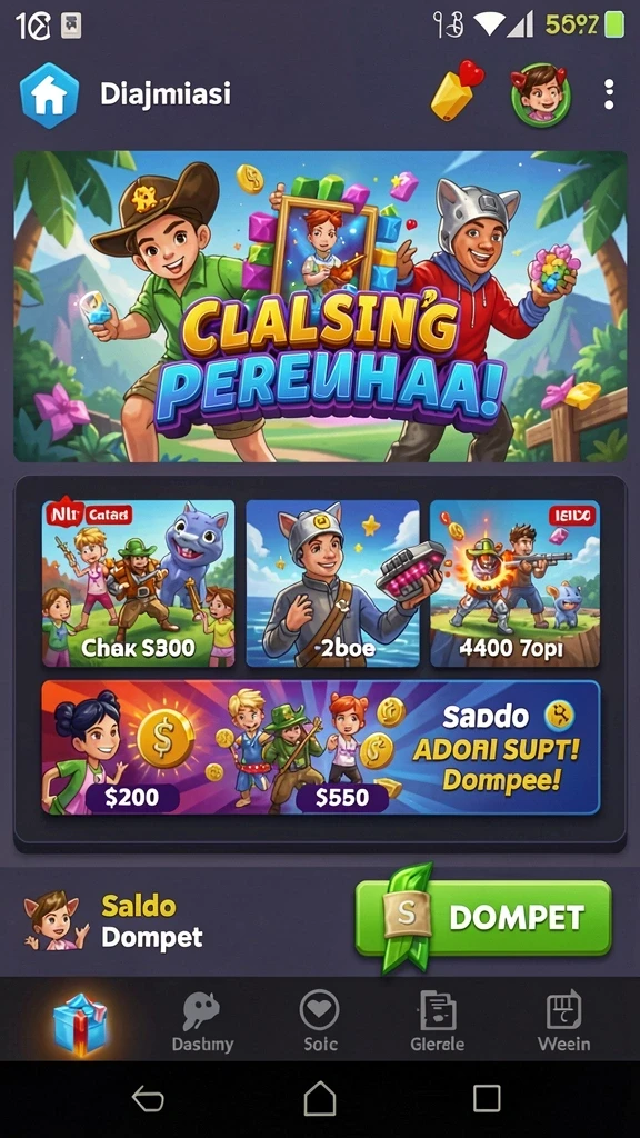 Antarmuka pengguna yang menarik dan mudah digunakan.