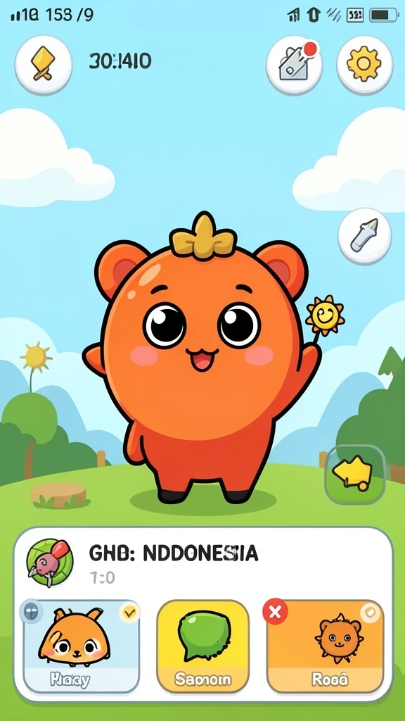 Screenshot interaksi pemain yang fun dan bersosialisasi.