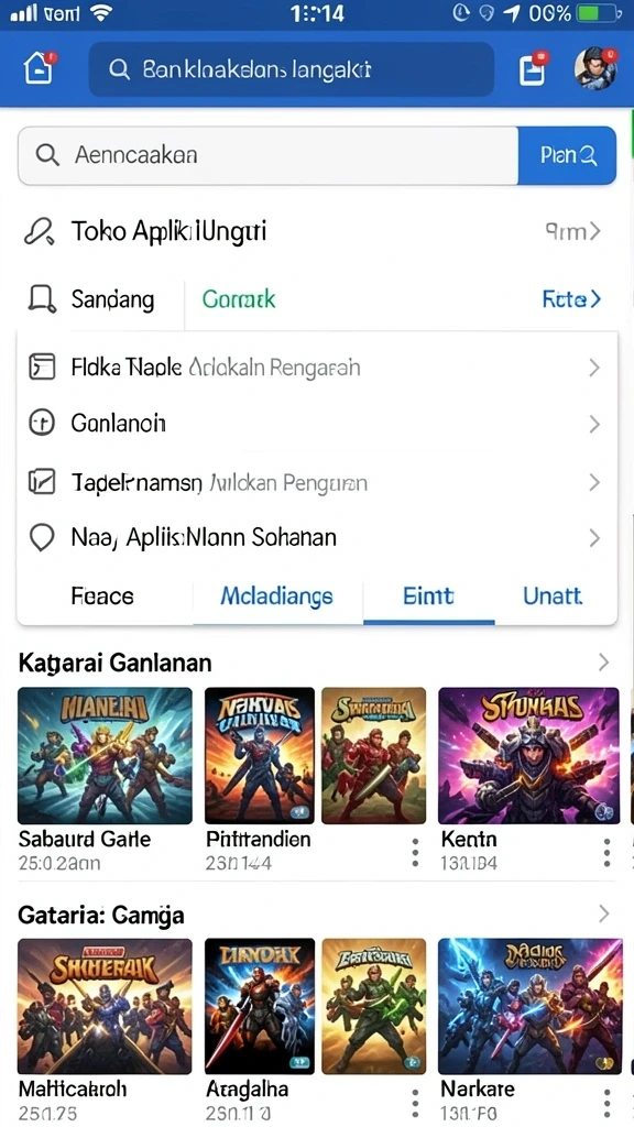 Karakter yang bisa diupgrade dengan berbagai kemampuan.