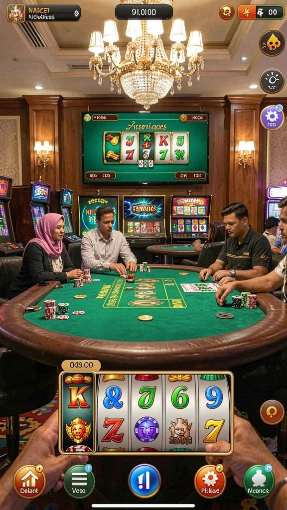 Fitur sosial yang memungkinkan interaksi antar pemain.
