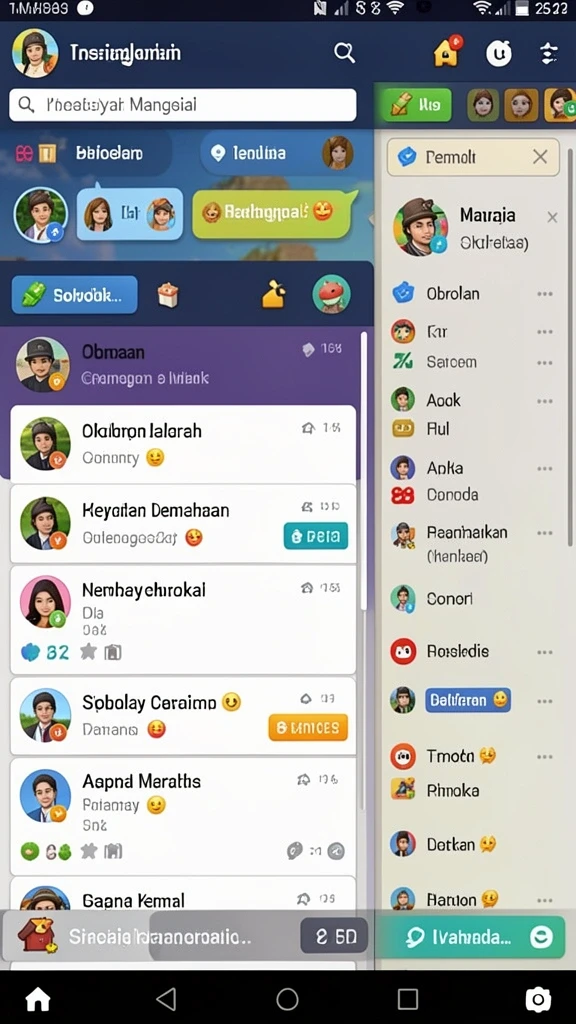 Tampilan antarmuka yang user-friendly dan menarik.