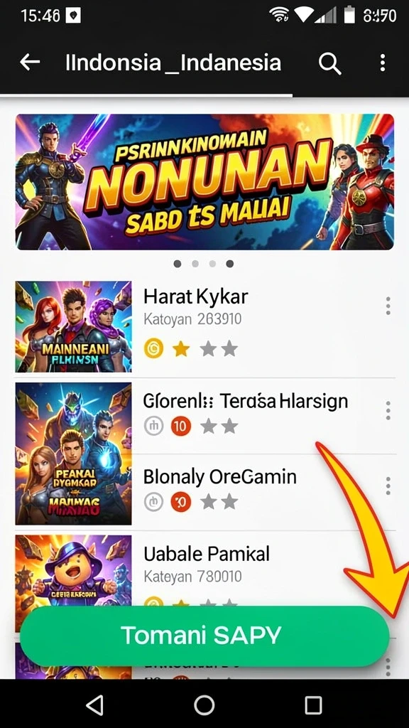 Cuplikan dari kompetisi antar tim yang seru.