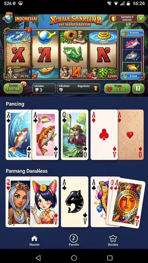 Slot game dengan grafik berwarna-warni di HPTOTO.