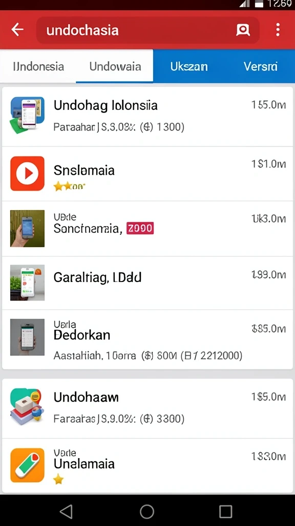 Menu utama yang mudah dinavigasi dan user-friendly.