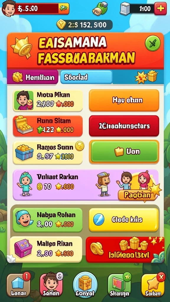 Fitur sosial yang mendukung interaksi antar pemain.