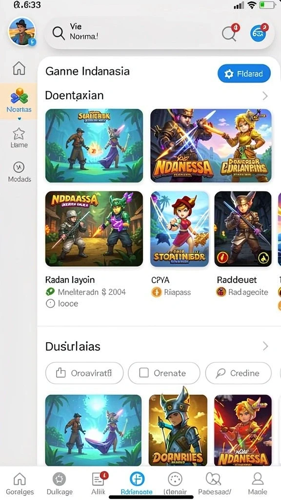 Mode permainan yang menantang dan seru.