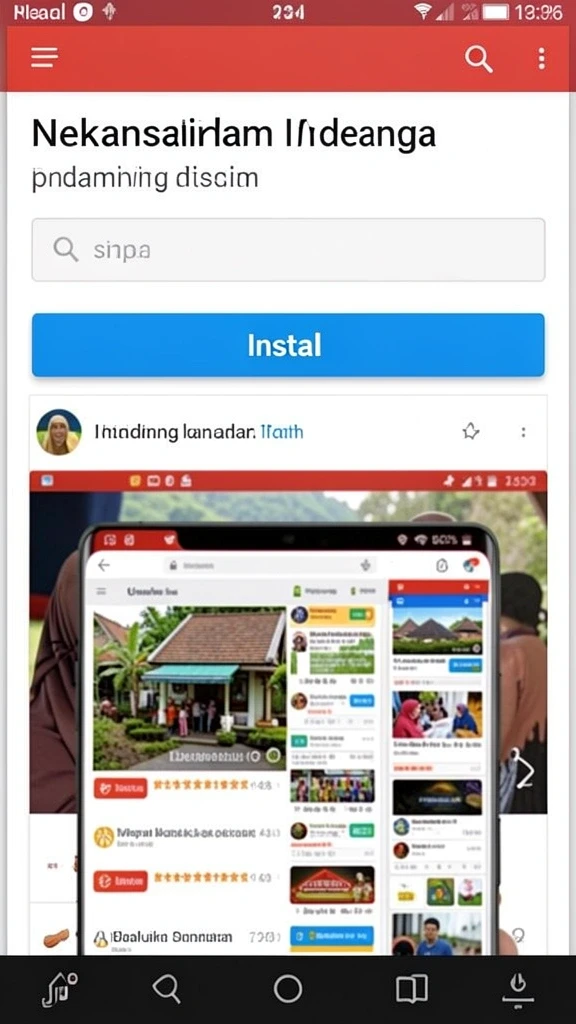 Menunjukkan interaksi multiplayer dengan pemain lain.