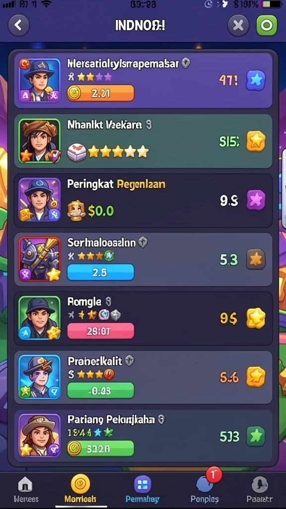 Tampilan antarmuka yang menarik dan sederhana.
