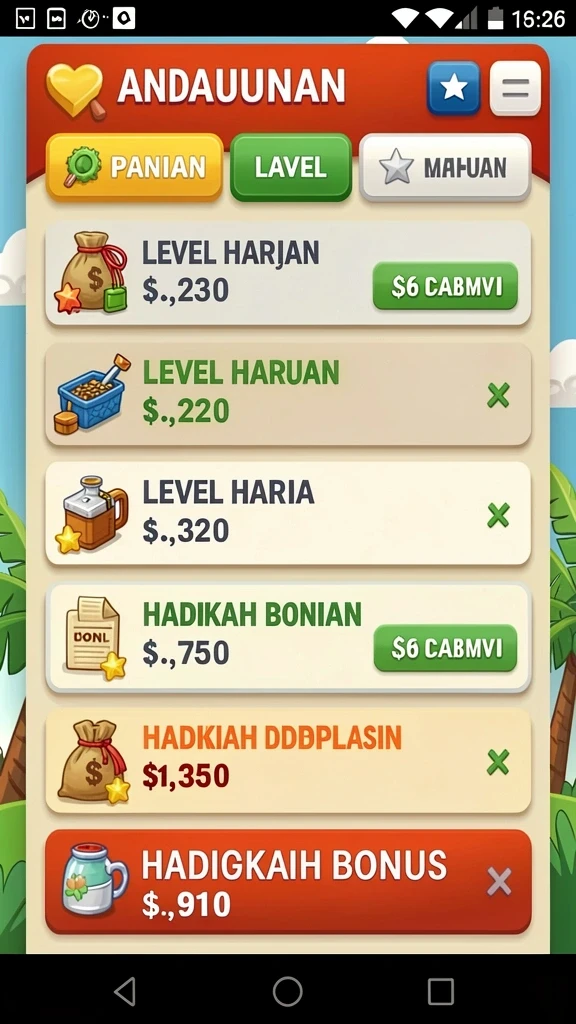 Tampilan antarmuka yang sederhana dan mudah dipahami.