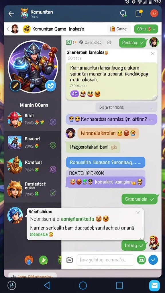 Beragam permainan menarik yang tersedia.
