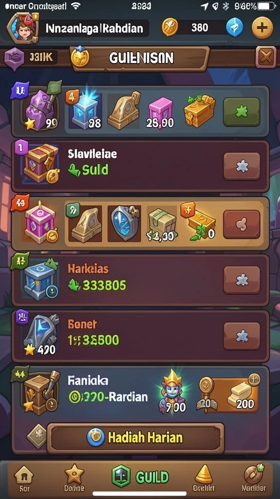 Screenshot pertama menampilkan tampilan antarmuka yang modern dan ramah pengguna.