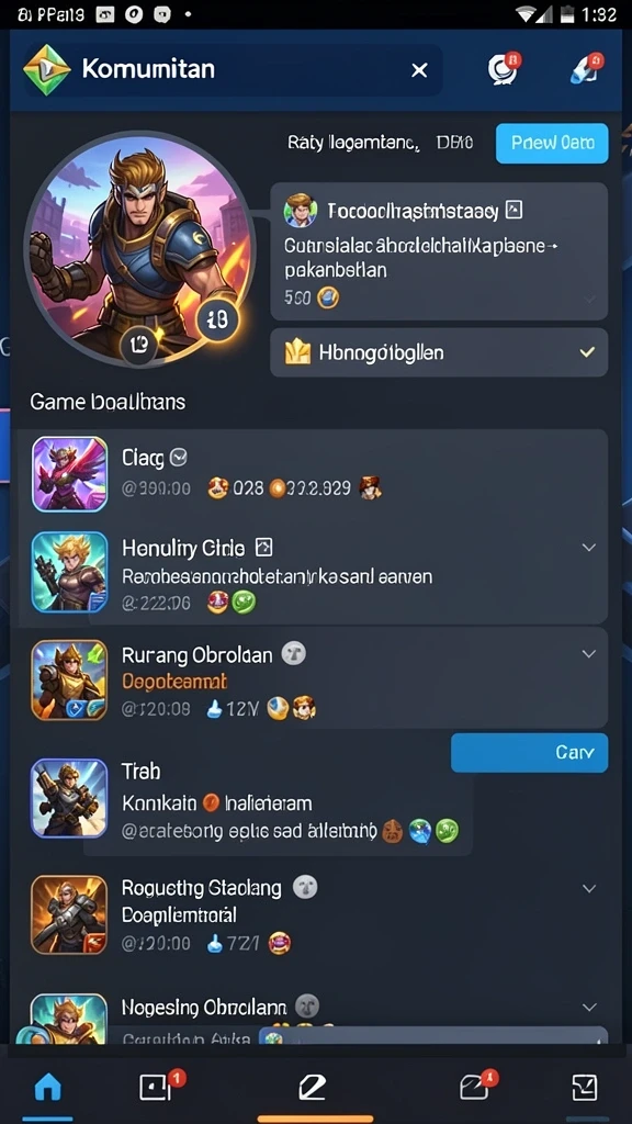 Screenshot ketiga memperlihatkan sistem reward yang menggiurkan bagi para pemain.