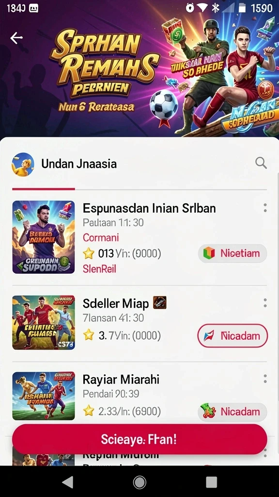 Tampilan antarmuka yang modern dan menarik.