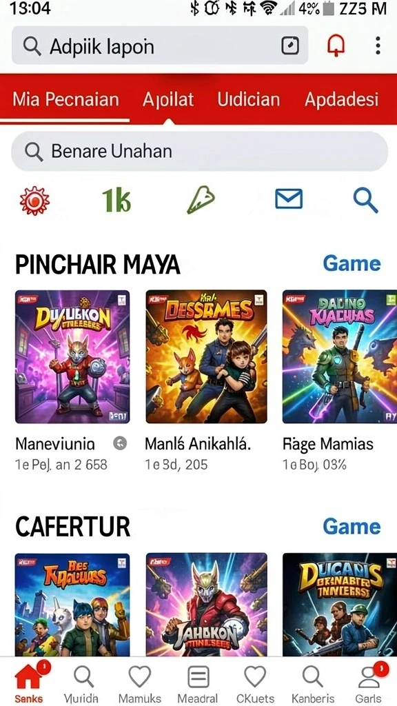 Gameplay yang seru dengan berbagai mode permainan.