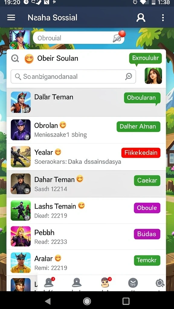 Momen seru saat menyelesaikan tantangan.