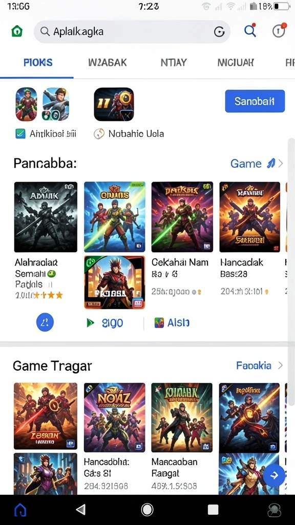 Grafis yang memukau dan detail yang kaya.