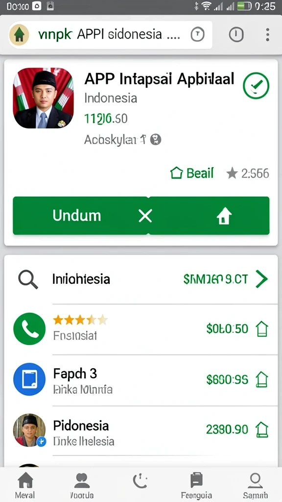 Tampilan awal yang menarik dan intuitif.