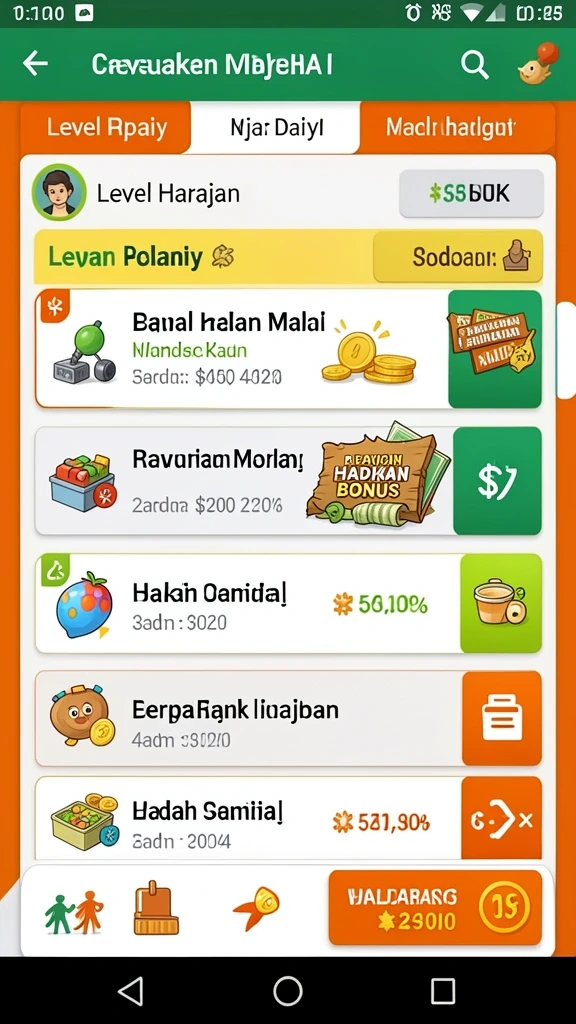 Grafis yang tajam dan tema yang beragam.