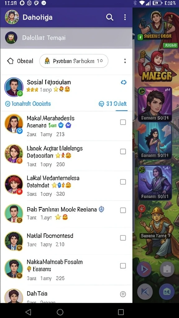 Tampilan antarmuka yang ramah pengguna.