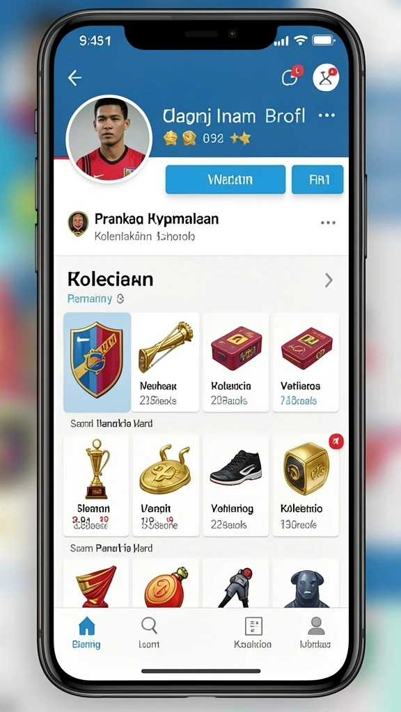 Tampilan level yang penuh warna dan menarik.