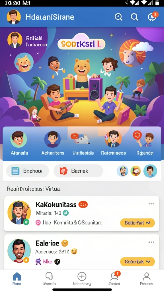 Level menantang dengan rintangan yang beragam.