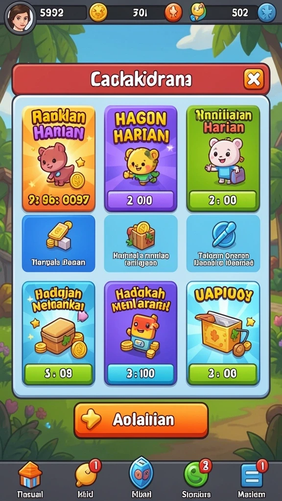 Tampilan antarmuka yang intuitif dan menarik.