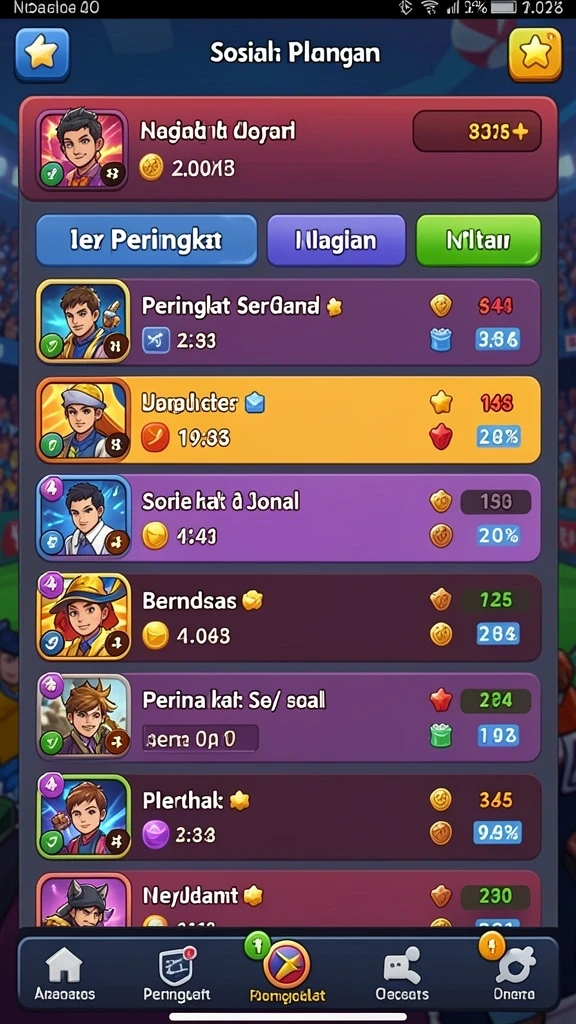 Level-level menantang yang membuat pemain terus berusaha.